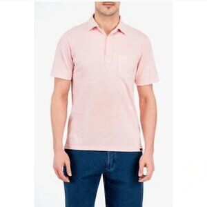 J. Crew Pale Pink 100% Cotton Short Sleeve Polo Shirt Size Large L
